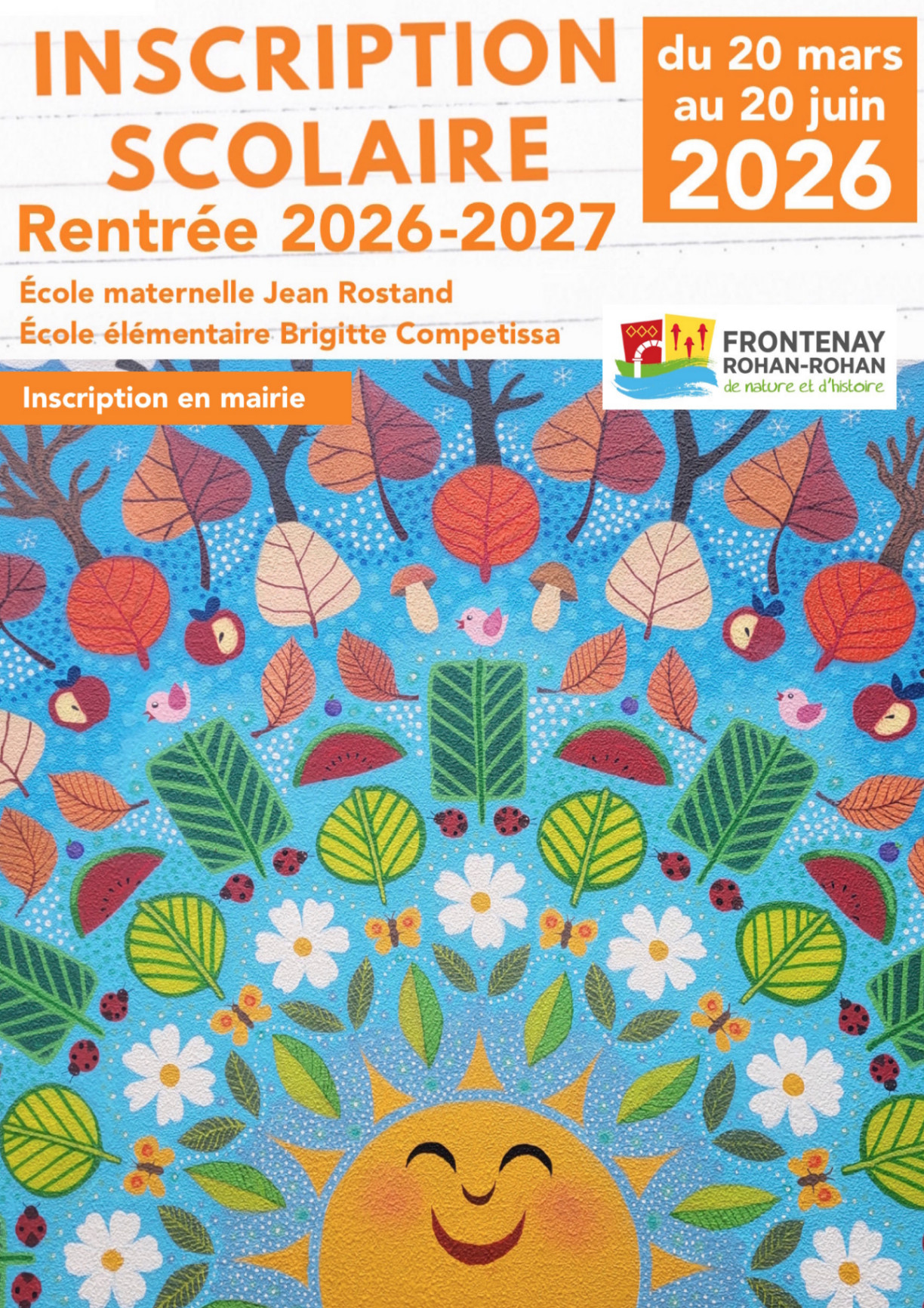 03 20 2026 Inscriptions scolaires 20261