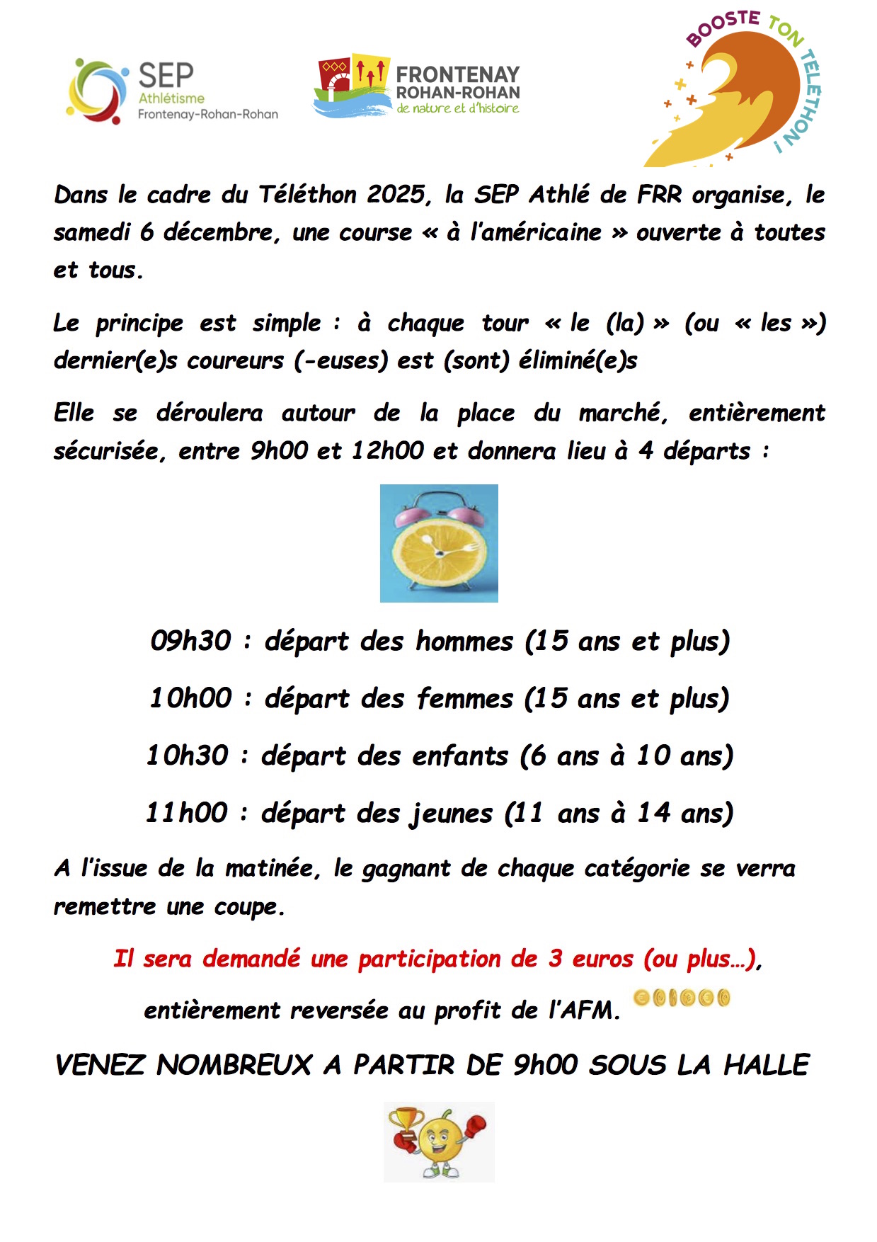 Affiche SEP Téléthon 2025