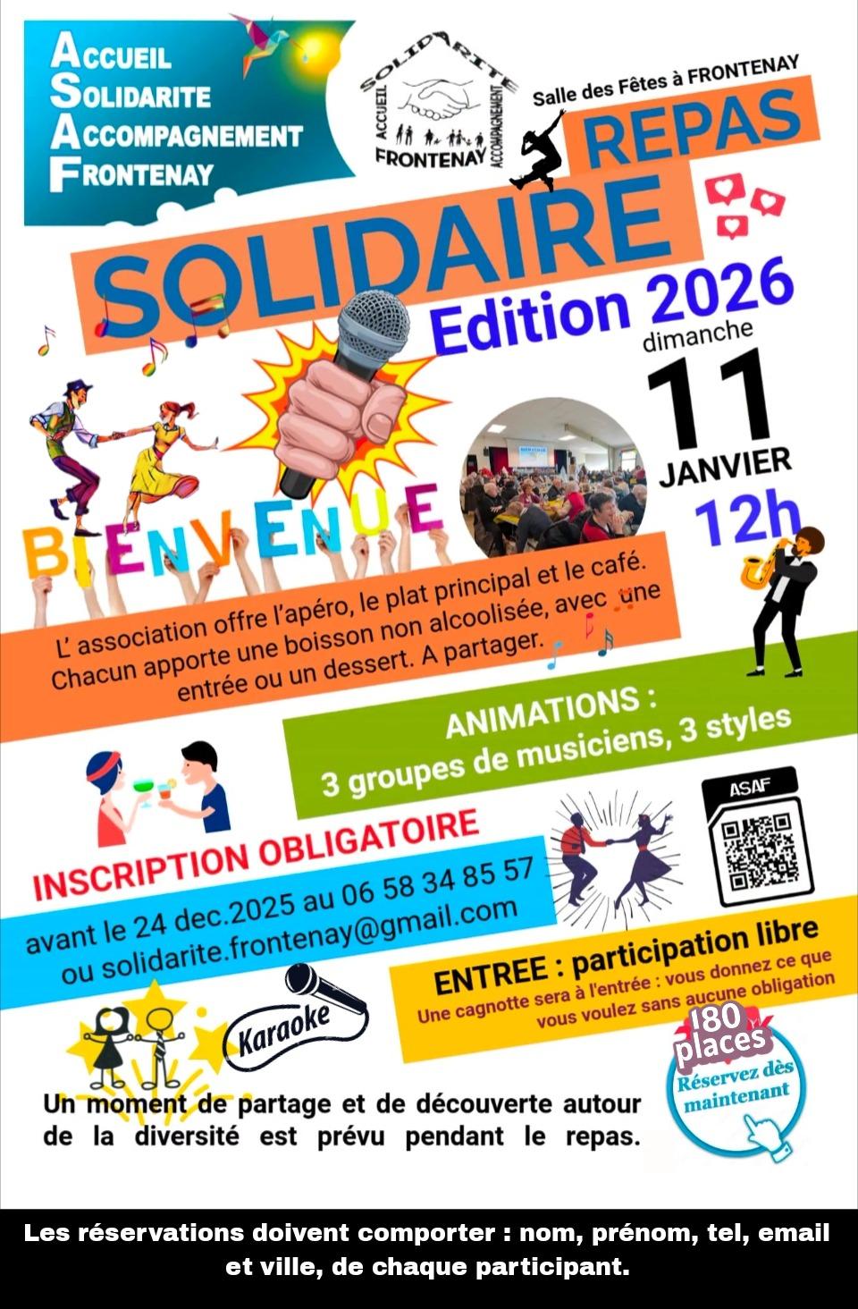 Repas solidaire