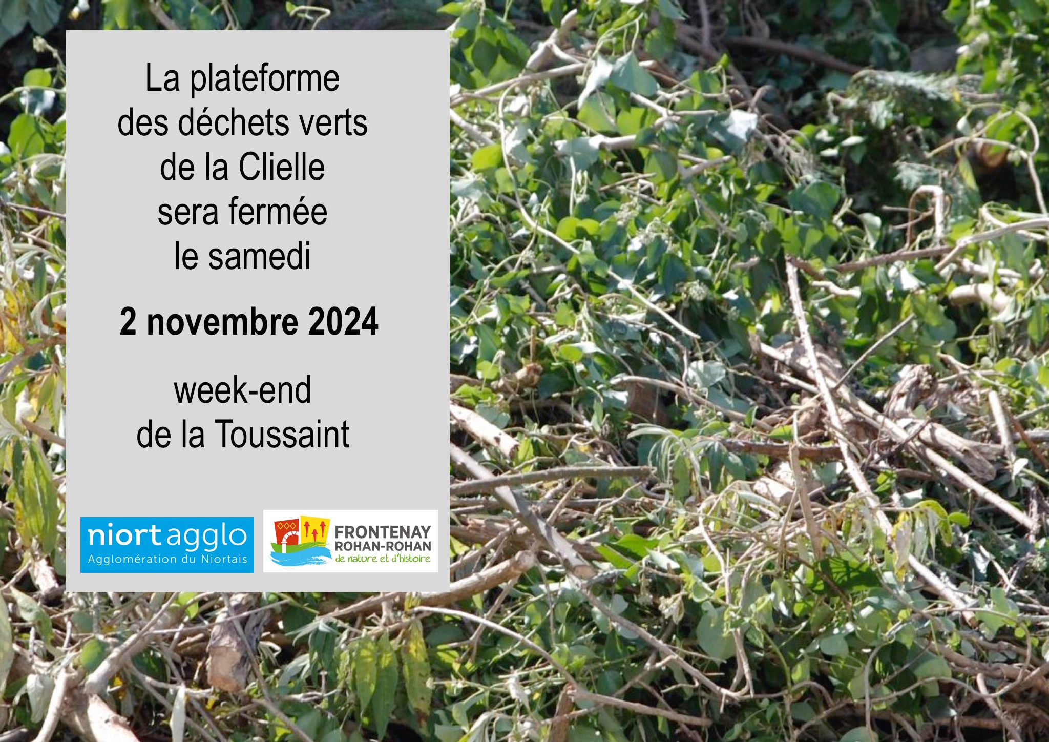 déchets verts 2 novembre